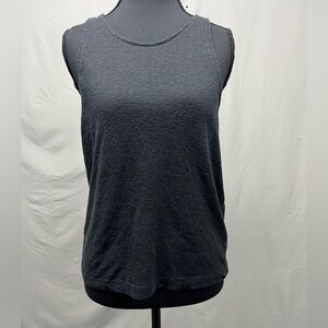 H&M Black Sleeveless Tank Top Criss Cross Racer Back Medium